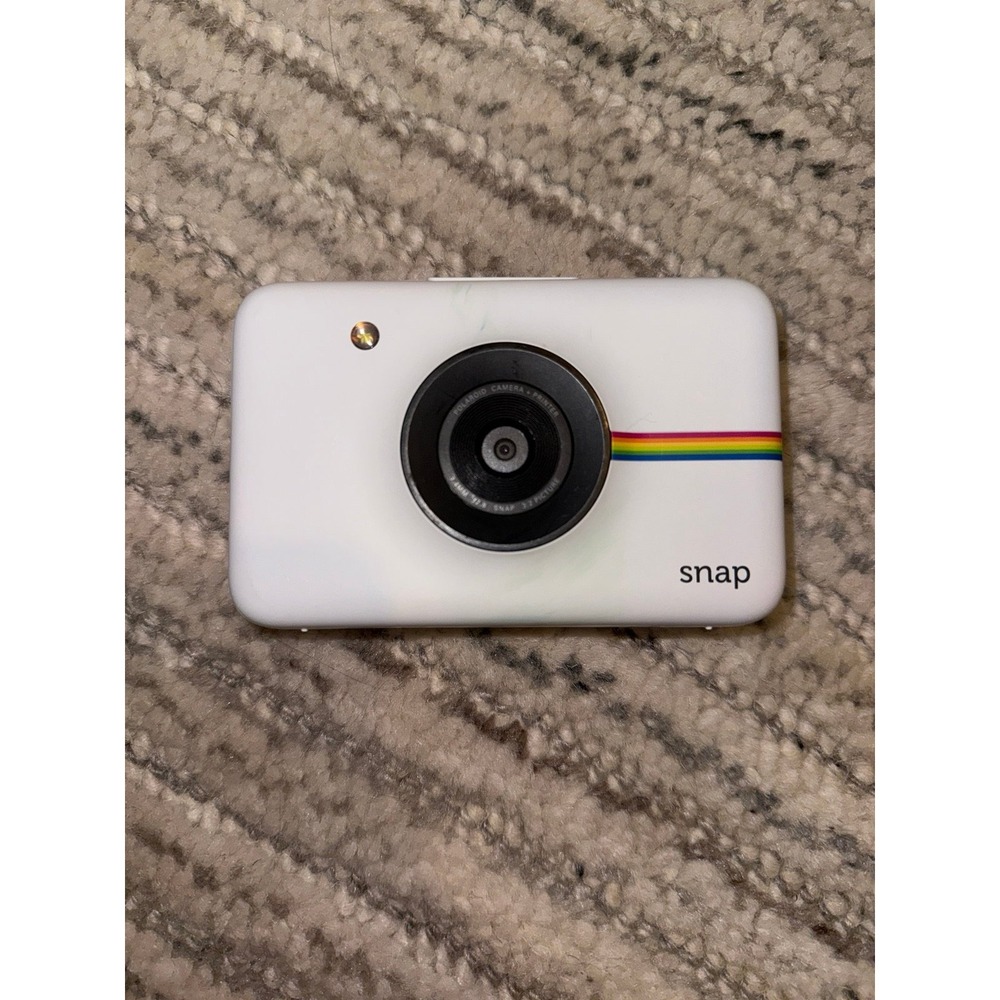 Polaroid Snap 10MP Instant Digital Camera White ZINK 2x3 Photo Printer POLSP01W